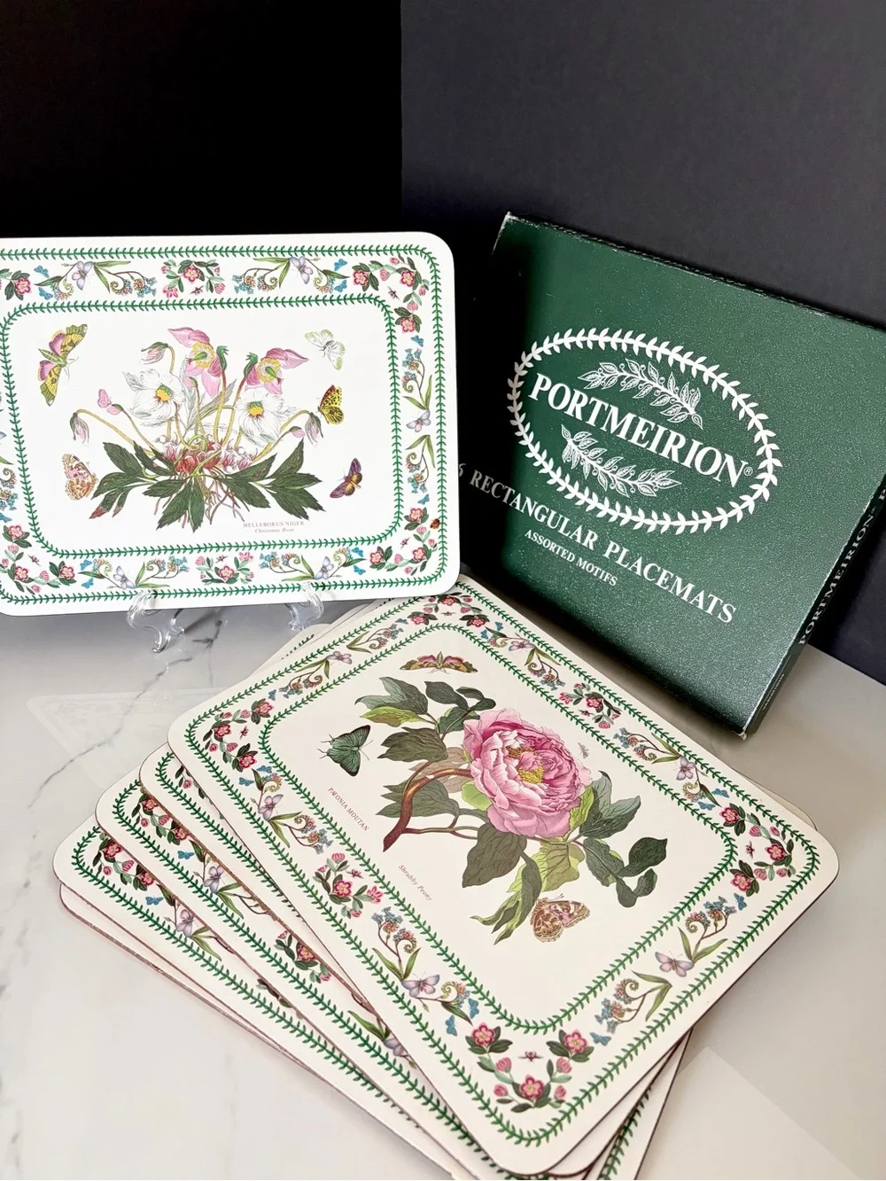 SET of 6 Botanical Placemats by Portmeirion